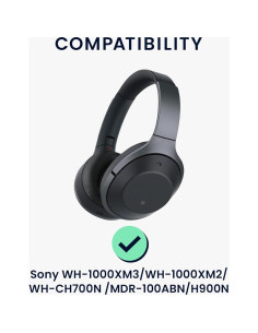 Cable de Auriculares kwmobile 150cm con Control de Volumen para Sony 2