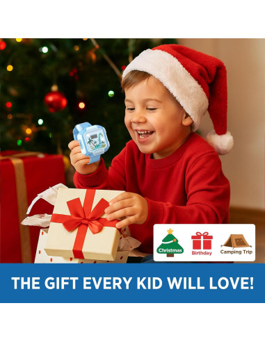 Walkie Talkies Recargables Turoytip para Niños Azul 2 Pcs