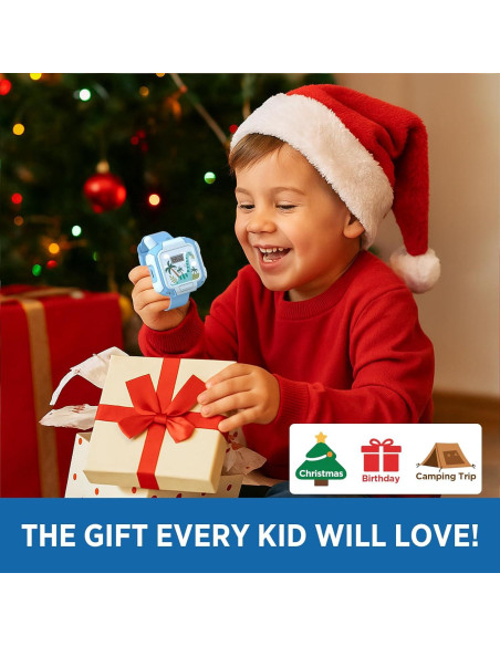 Walkie Talkies Recargables Turoytip para Niños Azul 2 Pcs