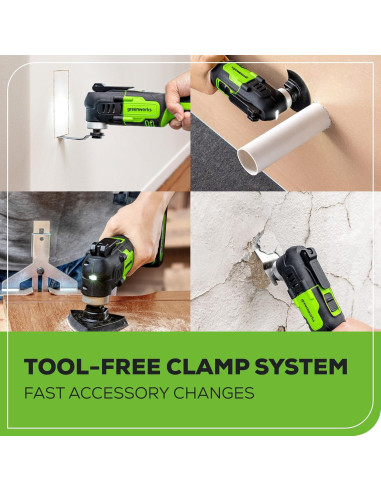 Herramienta Múltiple Inalámbrica Greenworks 24V 2.0Ah