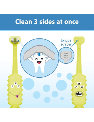 Cepillo de Dientes Dr. Brown's ToothScrubber Niños Verde 1-4 Años