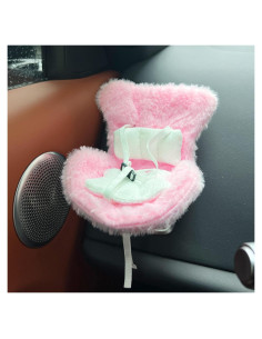 Accesorios de Muñeca TDDS9 Asiento de Coche Rosa 15-17cm