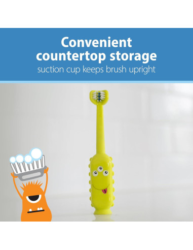 Cepillo de Dientes Dr. Brown's ToothScrubber Niños Verde 1-4 Años