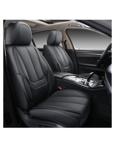 Cubiertas de Asientos de Auto Coverado SCU003 Negras Juego Completo