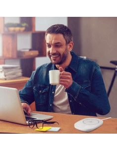 Calentador de Tazas Eléctrico Viviette Blanco con Sensor Inteligente 2