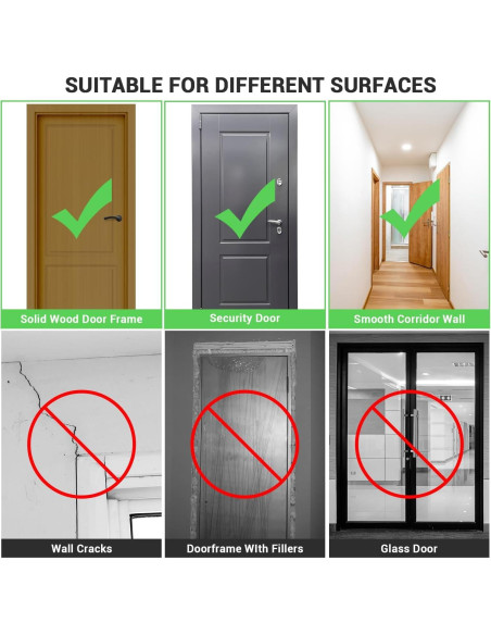 Barra de Dominadas Sportneer Ajustable 200 kg para Puerta