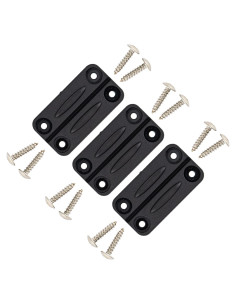 Paquete de 3 Bisagras NeverBreak para Enfriadores Igloo - Negro