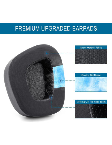 Almohadillas de Gel Refrigerante GVOEARS para Auriculares Turtle Beach