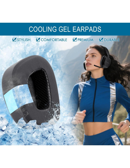 Almohadillas de Gel Refrigerante GVOEARS para Auriculares Turtle Beach