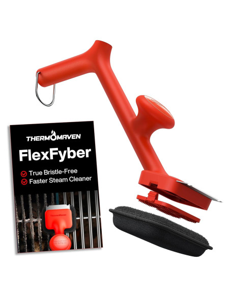 Cepillo de Parrilla ThermoMaven BQ03 Libre de Cerda 43 cm