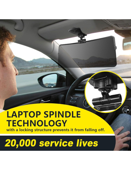 Extensor de Visera Solar DoouBao 2 PCS UV400 Antirreflejo Extensor de Visera Solar DoouBao 2 PCS UV400 Antirreflejo