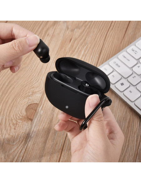 Funda de Silicona AIRSPO para Beats Studio Buds 2021 - Negro