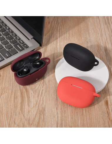 Funda de Silicona AIRSPO para Beats Studio Buds 2021 - Negro