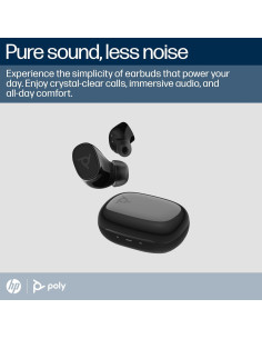 Auriculares Inalámbricos Poly Voyager Free 20 - Negro - ANC, 8h Batería 2