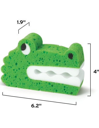 Esponja de Baño para Niños Fred Bath Biters Cocodrilo