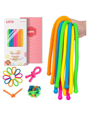 Paquete de 10 Juguetes Sensoriales Diltik - Cuerdas Fidget para Autismo
