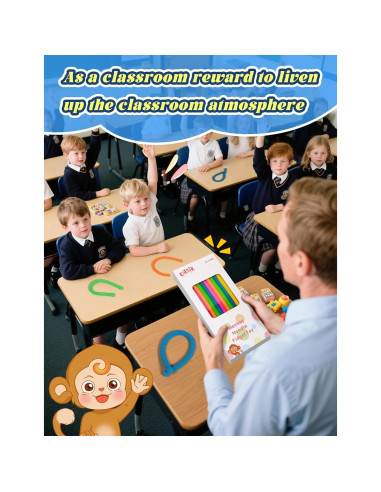 Paquete de 10 Juguetes Sensoriales Diltik - Cuerdas Fidget para Autismo