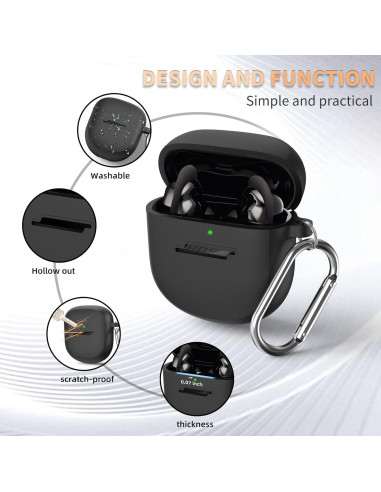 Funda Protectora Silicona WOFRO para Bose QuietComfort II/Ultra