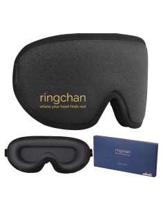 Máscara de Ojos Ringchan True Blackout - Negro, 100% Blackout