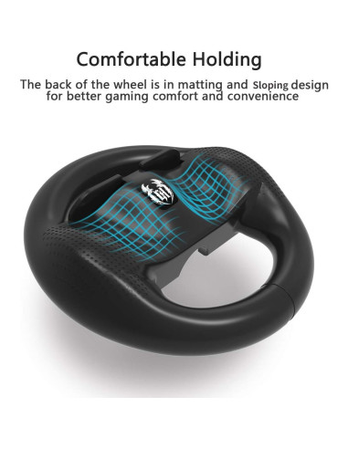 Volante GH para Nintendo Switch 2 - Accesorios Mario Kart (Negro x2)