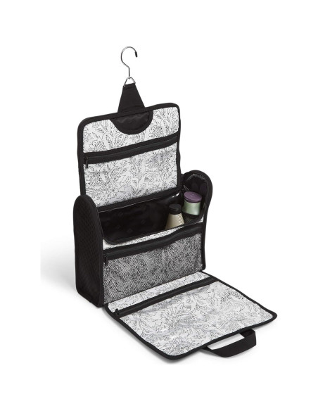 Organizador de Viaje Colgante Vera Bradley Microfibra Negro
