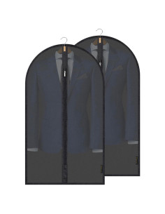 Bolsas de Ropa Translúcidas BALEINE 40" 2PK PEVA Negro