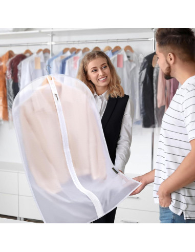 Bolsas de Ropa Translúcidas BALEINE 40" 2PK PEVA Negro