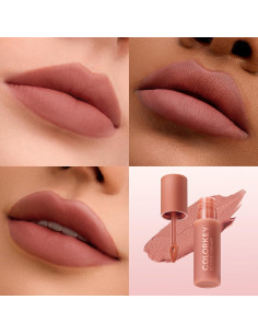 Lápiz Labial Mate COLORKEY CBO1 Leche de Taro Asado 2.5g 2