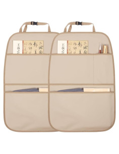 Protector de Asiento Trasero Pefirst Beige 2-Pack Impermeable