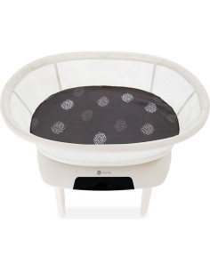 Sábana para Cuna MamaRoo Sleep 4moms 100% Algodón Gris 2