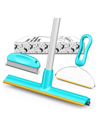Juego de Rastrillos para Alfombra Airbee - Eliminación Pelo Mascotas