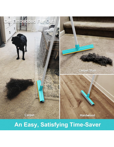Juego de Rastrillos para Alfombra Airbee - Eliminación Pelo Mascotas