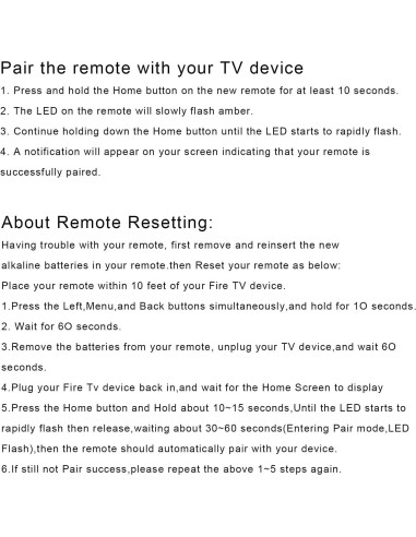 Control Remoto Universal de Voz ZQOSKXOMR para TV Insignia/Toshiba