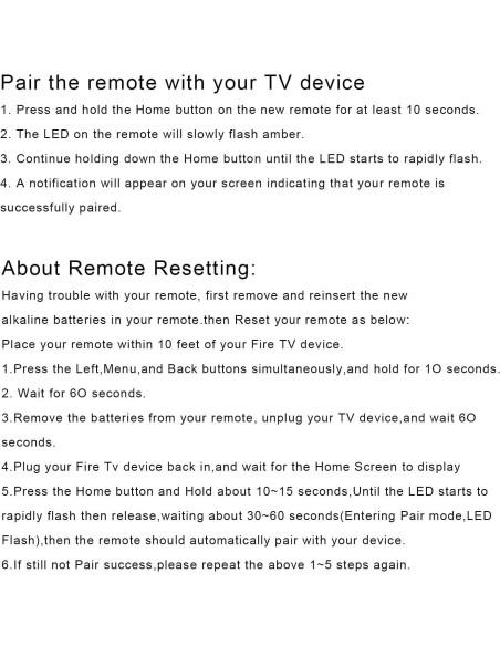 Control Remoto Universal de Voz ZQOSKXOMR para TV Insignia/Toshiba