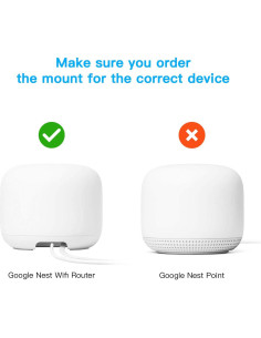 Soporte de Pared HOLACA para Router Google Nest WiFi 2da Gen 2