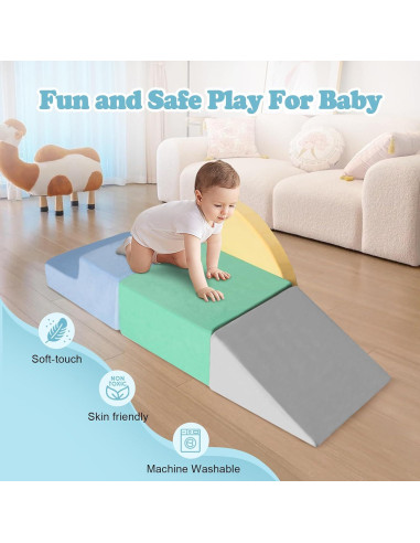 Bloques de Escalada de Espuma HHH HIKECUCAN - 4 Piezas para Niños