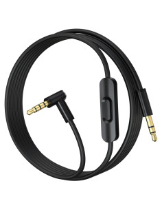 Cable de audio de reemplazo Hizsoaor 1.4m con micrófono y control