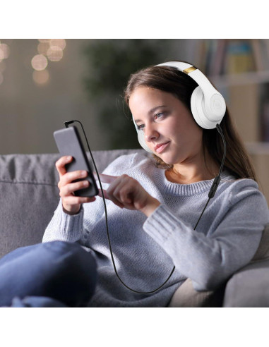 Cable de audio de reemplazo Hizsoaor 1.4m con micrófono y control