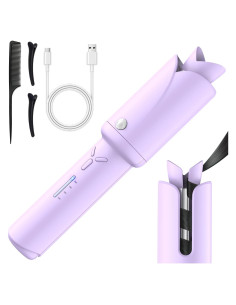 Rizador Automático Inalámbrico RJUGT 1.2" Cerámica Púrpura