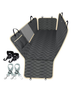 Cubierta de Asiento para Perros Lassie Negra 137x147 cm Impermeable