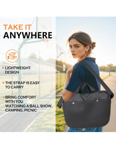 Asiento de Estadio Calentado ELEGANTLIFE - Plegable, 3 Niveles de Calor