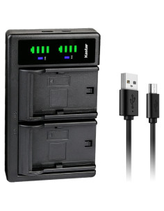 Cargador de Batería Kastar LB-070 Dual USB para Kodak