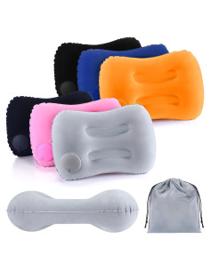 Almohadas Inflables de Viaje Geelin 6 Pcs Coloridas