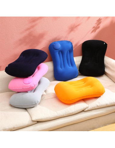 Almohadas Inflables de Viaje Geelin 6 Pcs Coloridas