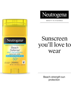 Stick Protector Solar Neutrogena Beach Defense SPF 50 42.5 g 2