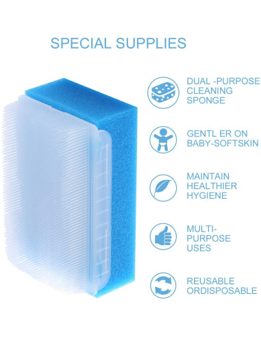 Esponjas de Exfoliación ARGOMAX - Paquete de 6 Unidades