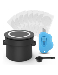 Kit de Cápsulas Reutilizables Nespresso Vertuo YEOSEN con 100 Tapas