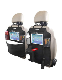 Organizador de Asiento Trasero Oasser E2 Kick Mats con Soporte para iPad