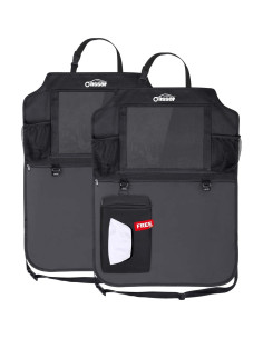Organizador de Asiento Trasero Oasser E2 Kick Mats con Soporte para iPad 2