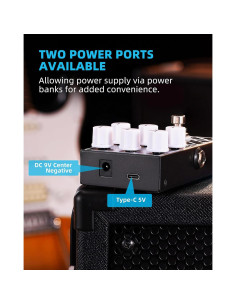 Pedal de Efecto de Guitarra LEKATO EP-01 Simulador Amplificador 2